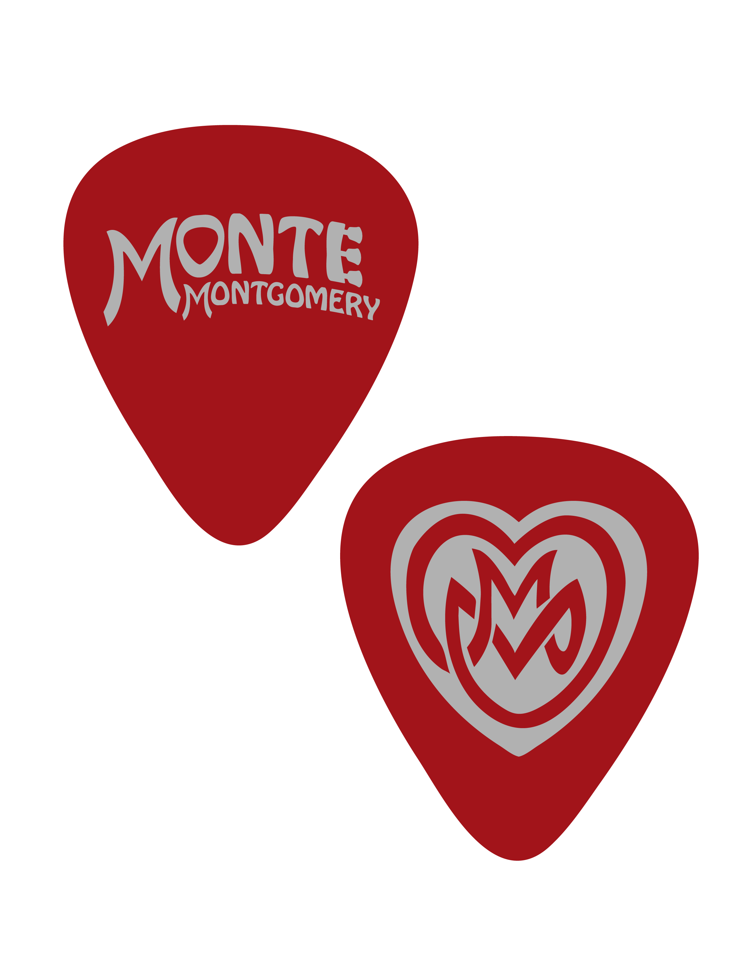 MM Logo Guitar Pick